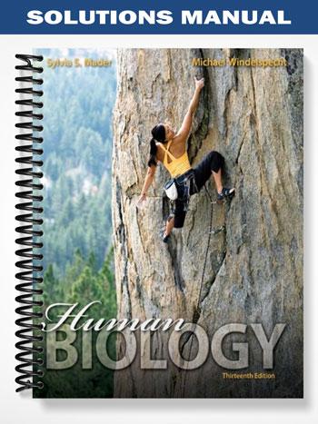 Solutions Manual For Human Biology Th Edition By Mader Tutor Website