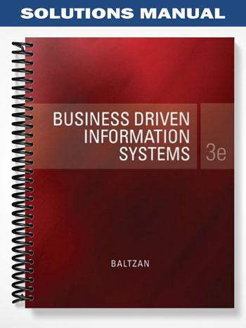 Solutions Manual for Business Driven Information Systems 3rd Edition by ...