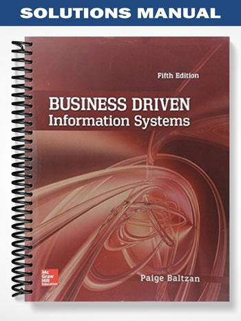 Solutions Manual for Business Driven Information Systems 5th Edition by ...