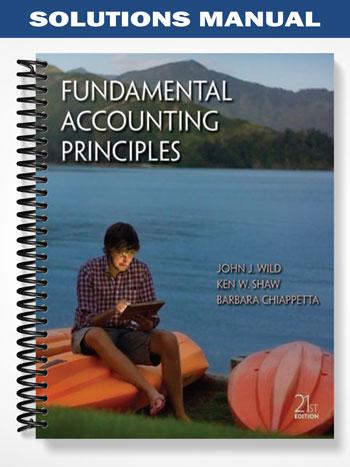 FUNDAMENTAL ACCOUNTING PRINCIPLES 21ST EDITION visual data 2