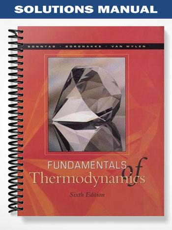 Solutions Manual for Fundamentals of Thermodynamics 6th Edition by ...