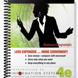 Solutions Manual for Introduction to Information Systems 4th Edition by Rainer
