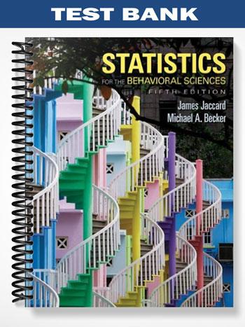 Test Bank for Statistics for the Behavioral Sciences 5th Edition by ...